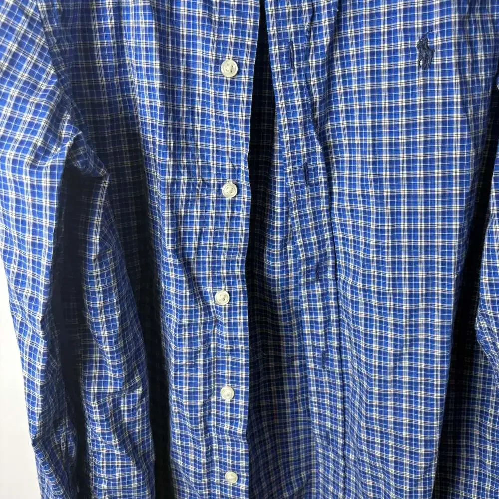 Polo Ralph Lauren  Plaid Long Sleeve Button-Front Shirt, Size L/14-16, Youth